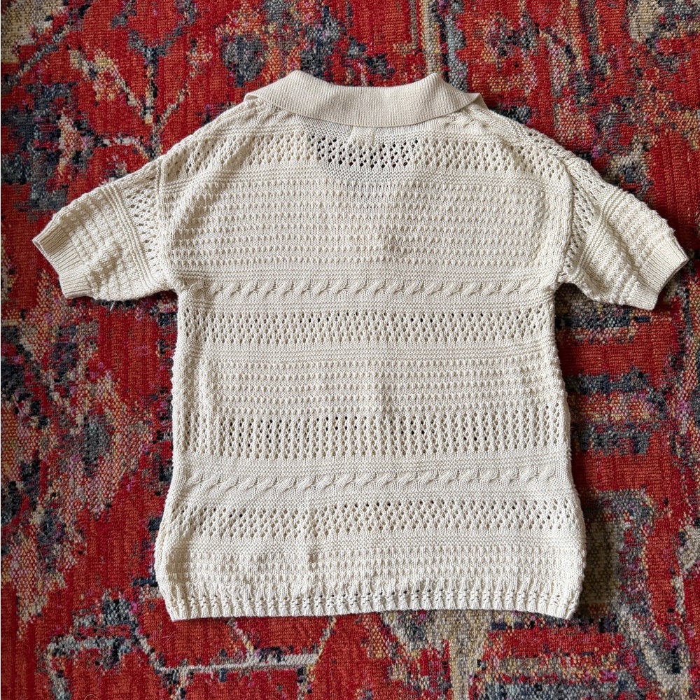 Joie Knit Crochet Polo - Picture 6 of 6